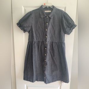 ASOS Denim Black-Washed / Grey Washed Maternity Dress
